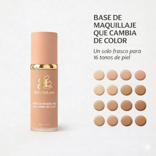 Base de Maquillaje Antiedad con SPF 50 – Se Adapta a tu Tono de Piel