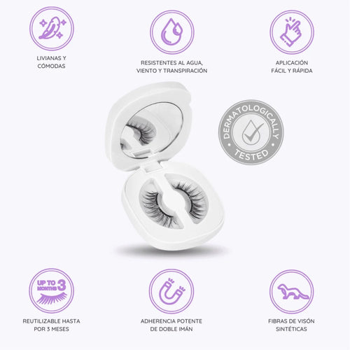 Kit de Pestañas Magnéticas - Volumen y Mirada Intensa