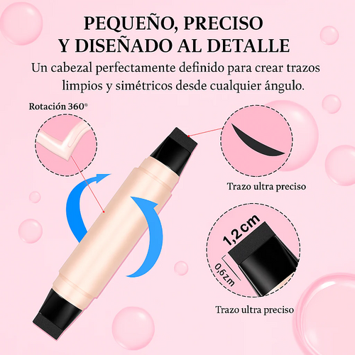 Delineador 2 en 1 con sello